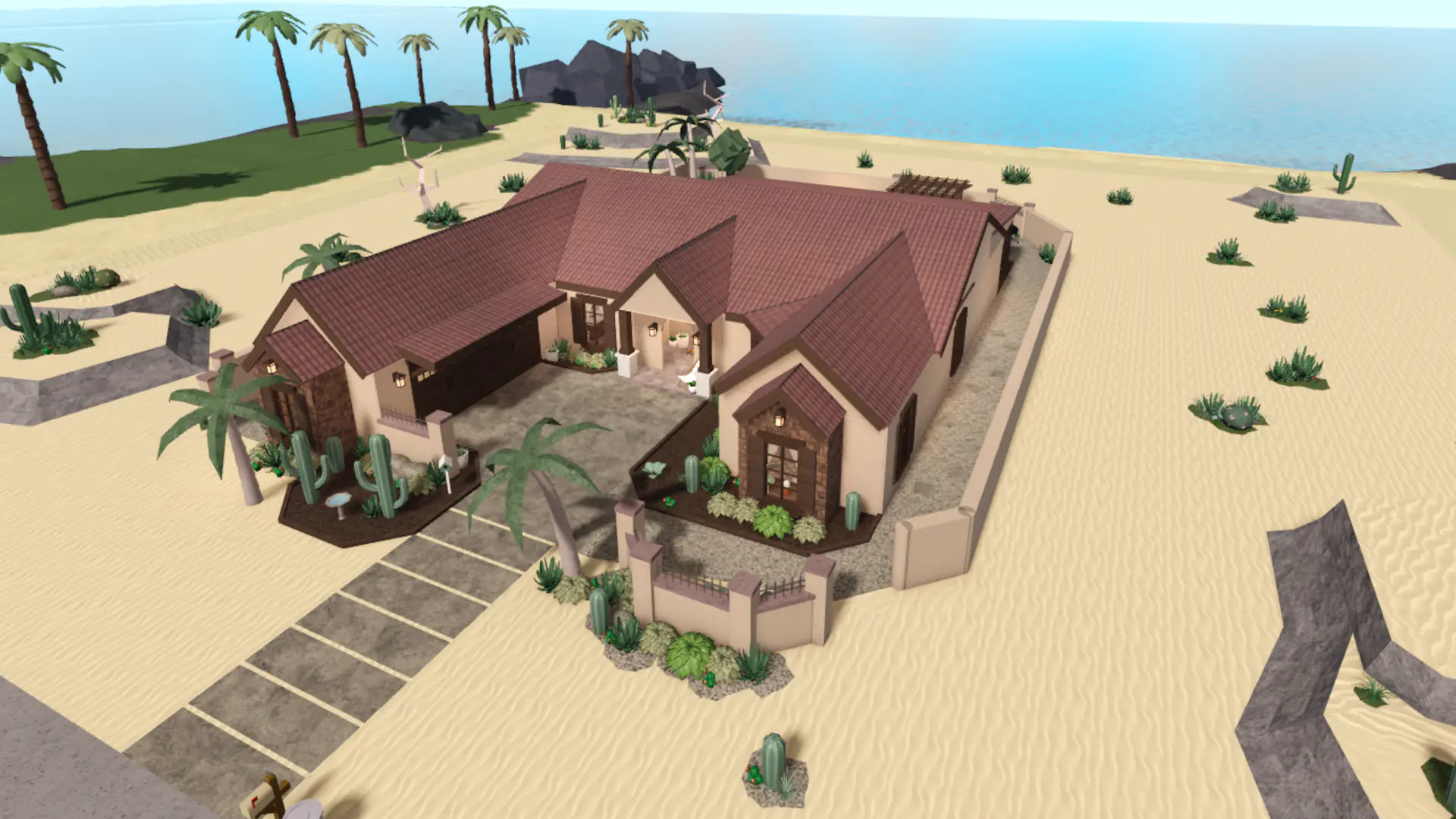 Exterior of Cactus Canyon Bloxburg