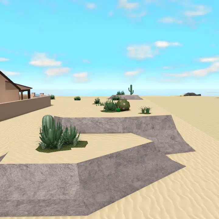 Desert style terrain
