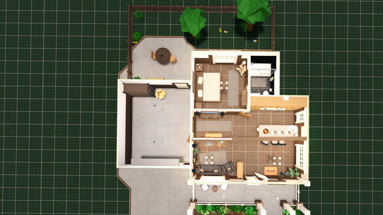 Ground Floor Level Layout of Cedar Crest