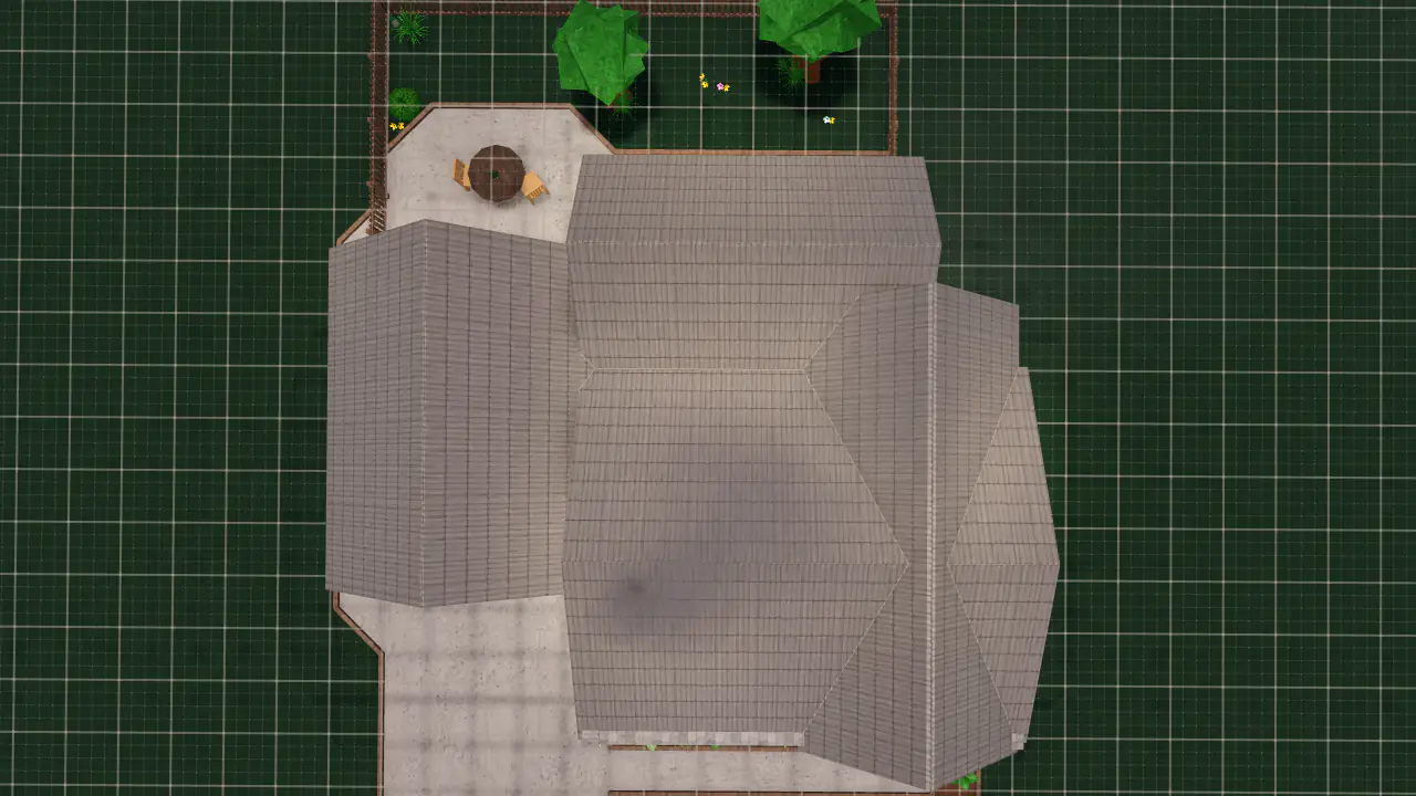 Roof Level Layout of Cedar Crest