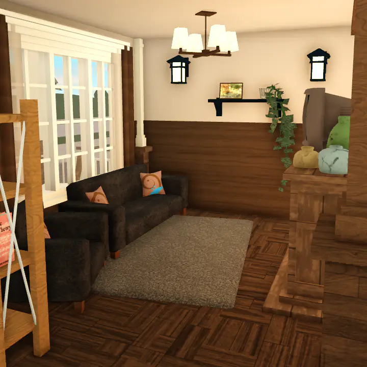 Small Retro Style Living Room